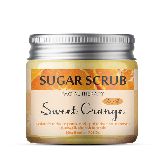 Luster Sweet Orange Sugar Scrub (Paraben & Sulfate Free)-200 gm