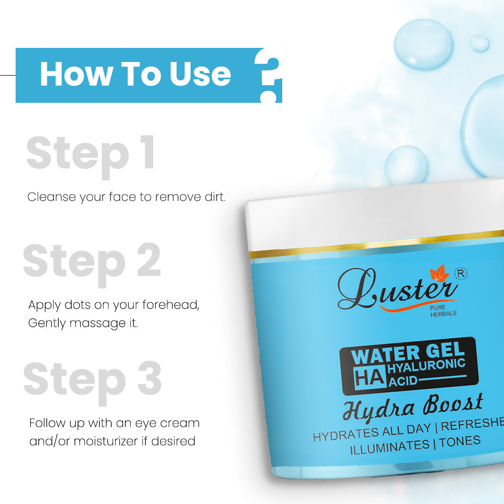 Luster Hydra Boost Hyaluronic Water Gel - 100ml
