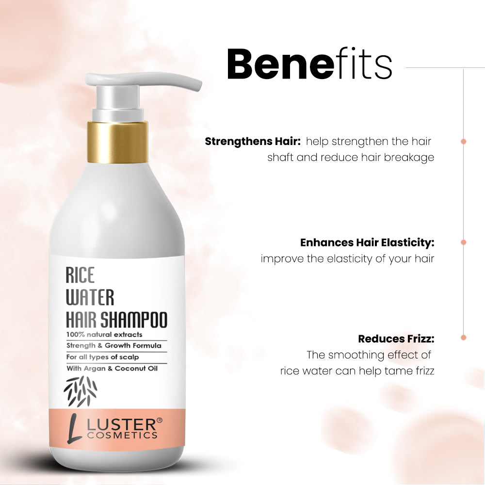 Luster Cosmetics Rice Water Hair Shampoo - 300ml