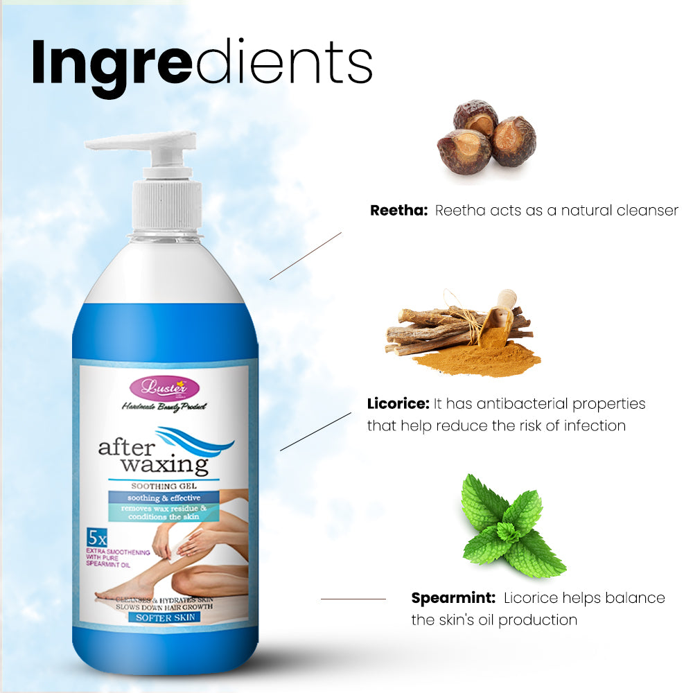 Luster After Waxing Soothing Gel - 500ml