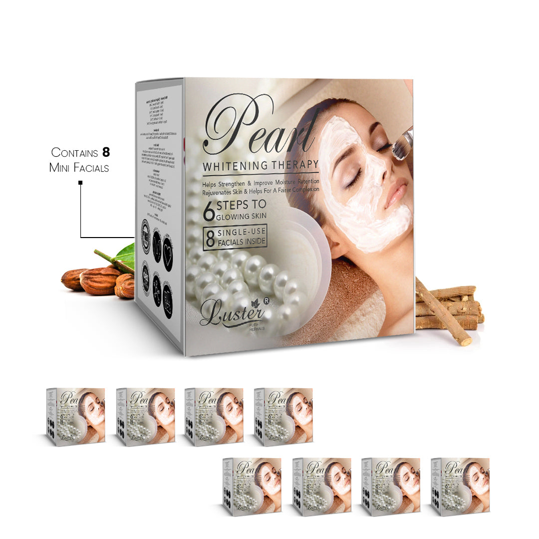 Luster Pearl Whitening Therapy Facial Kit, 320ml