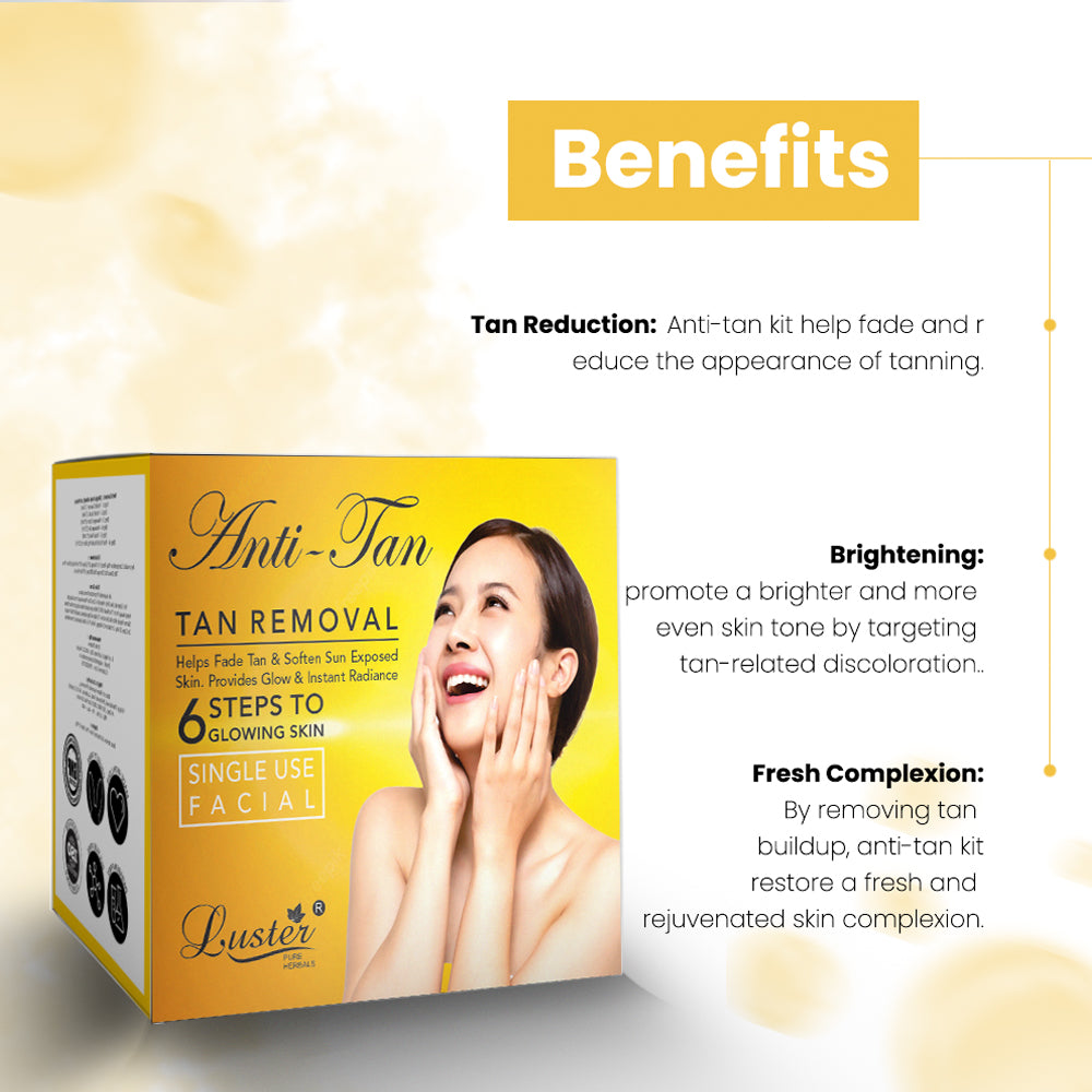 Luster Anti-Tan/Tan Removal Facial Kit – 40g