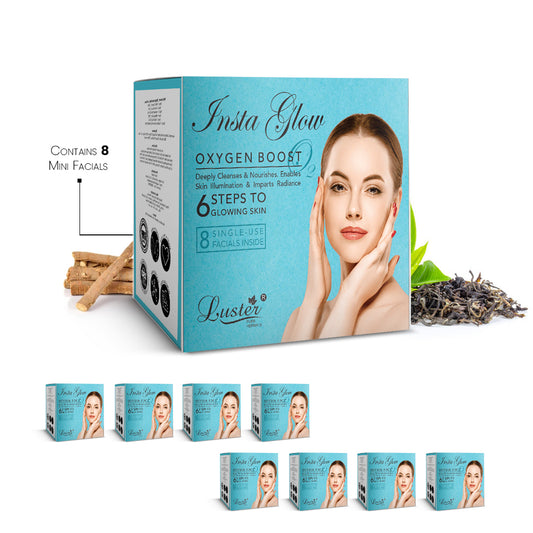 Luster Insta Glow Oxygen Boost Facial Kit - 320ml