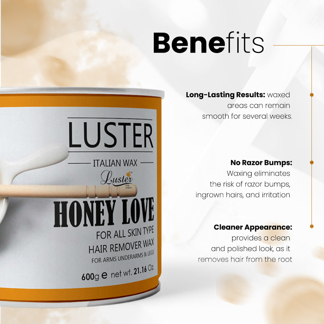 Luster Honey Love Hot Wax - 600g