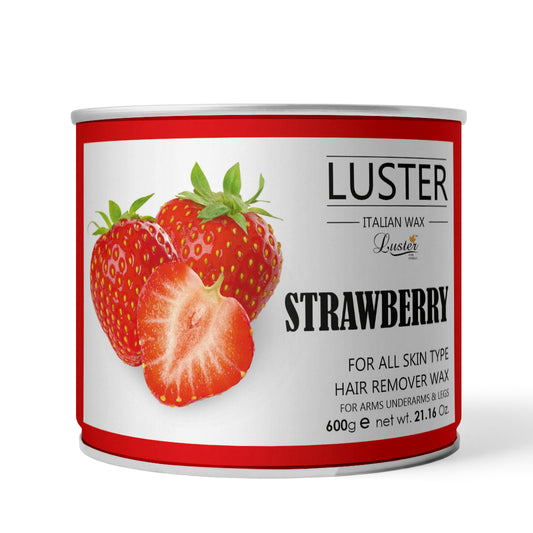 Luster Strawberry Hair Removal Hot Wax - 600g