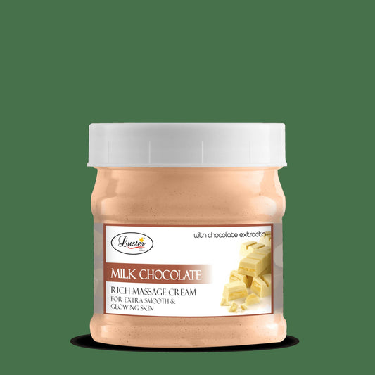 Luster Milk Chocolate Rich Facial Massage Cream (Paraben & Sulfate Free)-500ml