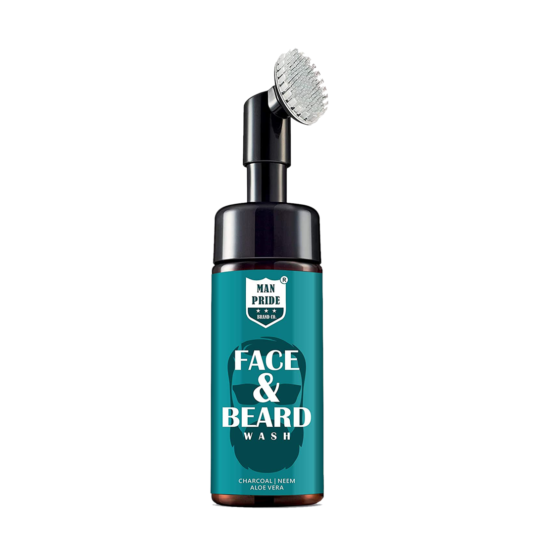 Man Pride Face & Beard Foaming Face Wash - 100ml