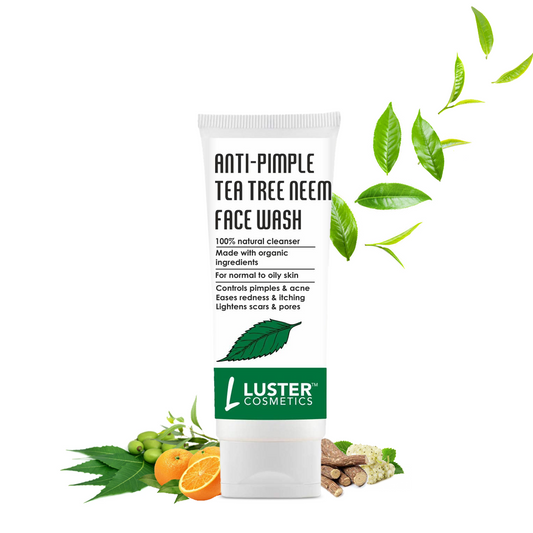 Luster Cosmetics Anti-Pimple Tea Tree Neem Face Wash - 100ml
