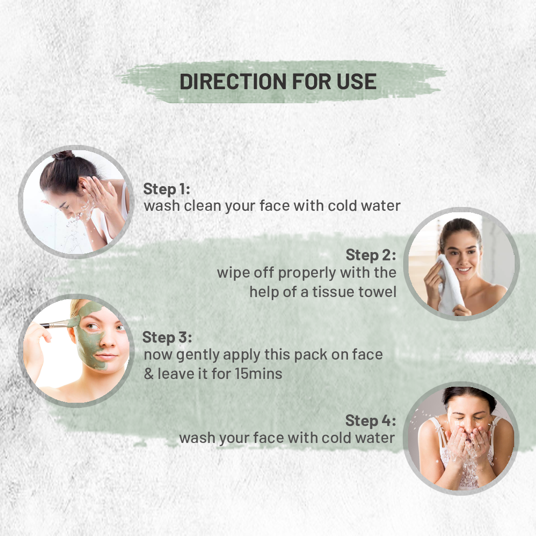 Luster Neem Face Pack | Anti-Acne | Pimple Clearing | Ayurvedic Face Pack | With Turmeric, Mint & Clove | Paraben Free | 200 g - Luster Cosmetics