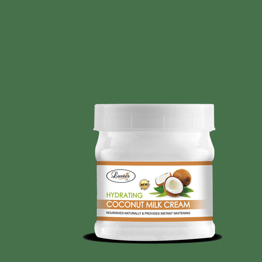 Luster Hydrating Coconut Milk Facial Massage Cream (Paraben & Sulfate Free)-500ml - Luster Cosmetics