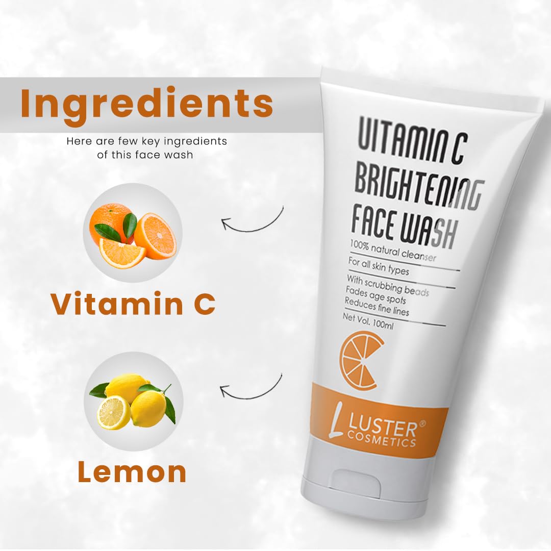 Luster Cosmetics Vitamin C Brightening Face Wash - 100ml