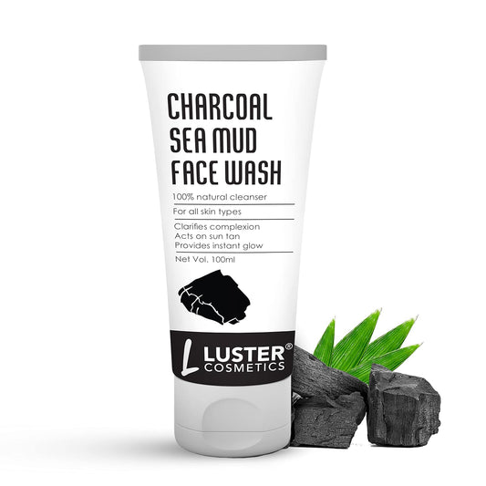 Luster Cosmetics Charcoal Sea Mud Face Wash - 100ml