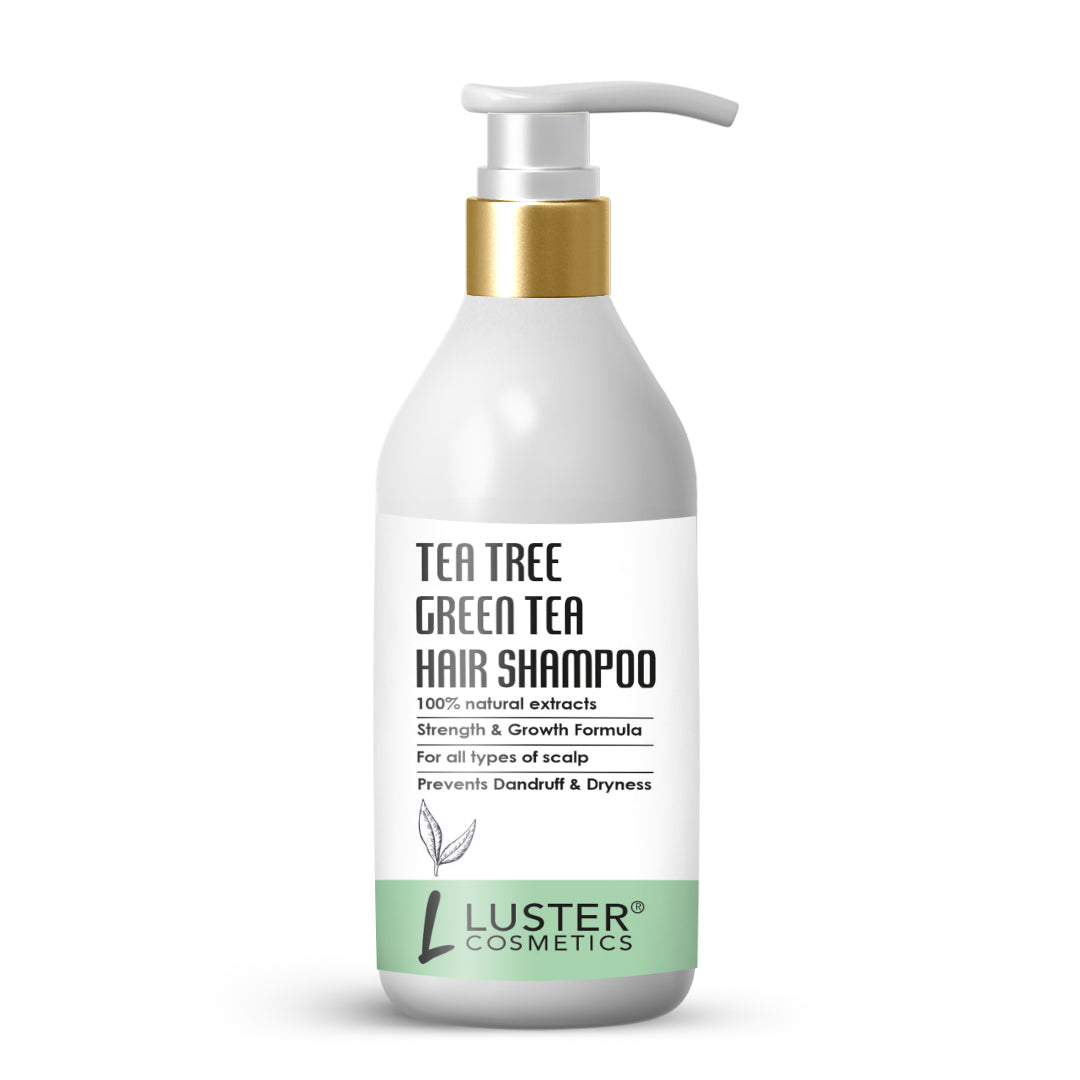Luster Cosmetics Tea Tree & Green Tea Hair Shampoo - 300ml