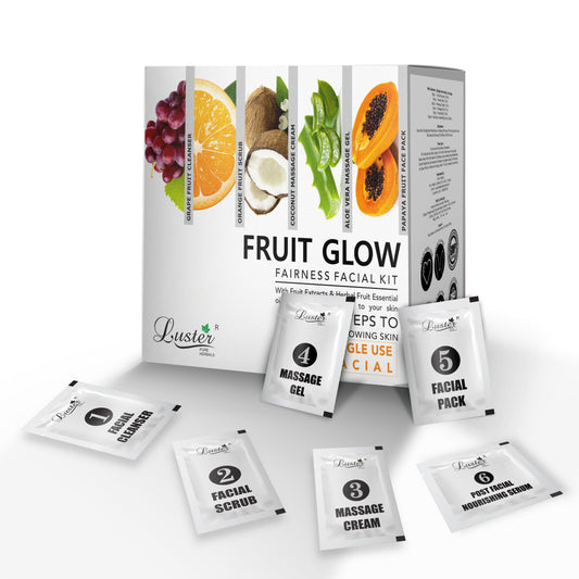 Luster Fruit Glow Fairness Facial Kit - 40g