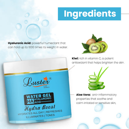 Luster Hydra Boost Hyaluronic Water Gel - 100ml