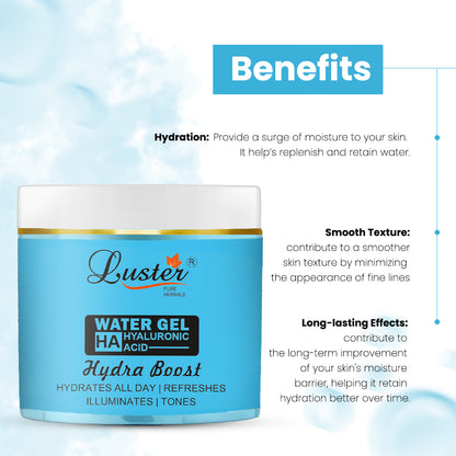 Luster Hydra Boost Hyaluronic Water Gel - 100ml