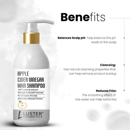 Luster Cosmetics Apple Cider Hair Shampoo - 300ml