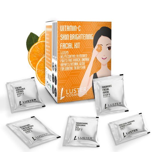 Luster Cosmetics Vitamin-C Skin Brightening Facial Kit - 45g