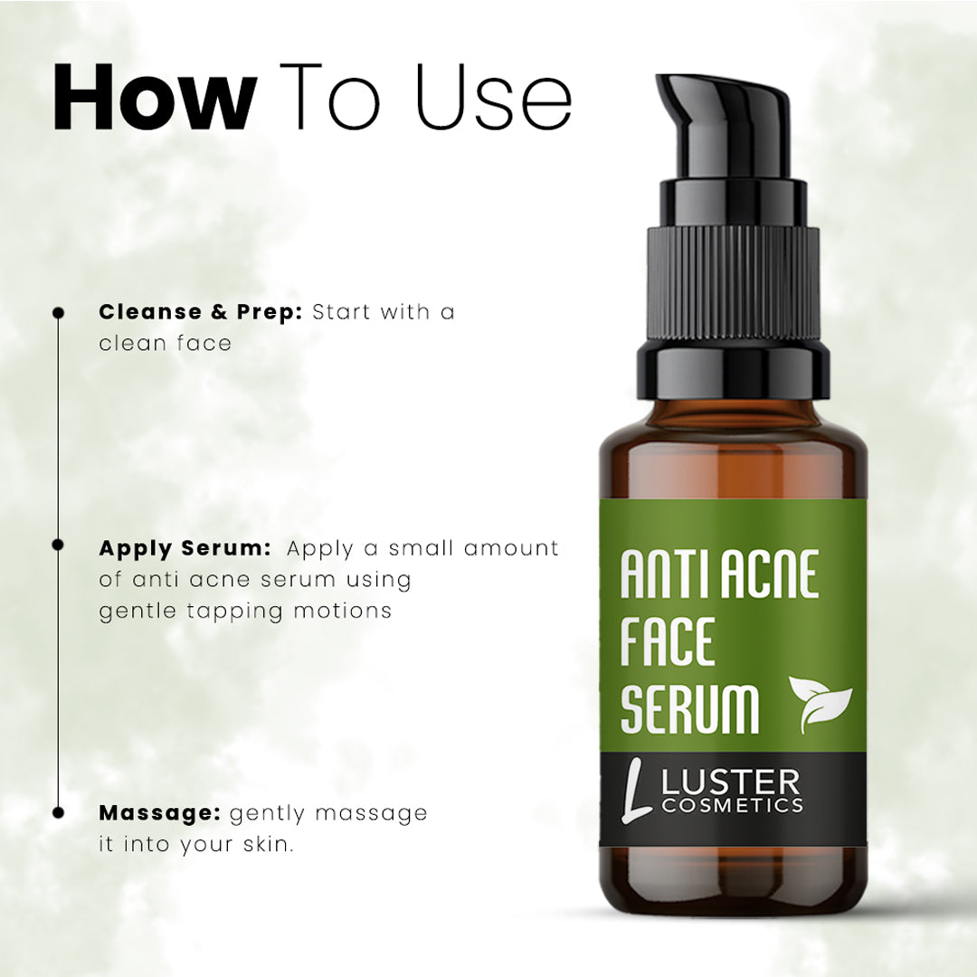 Luster Cosmetics Anti Acne Face Serum-30ml