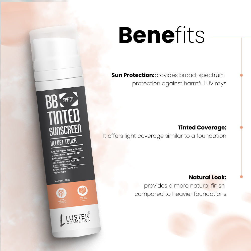 Luster Cosmetics BB Tinted Sunscreen - 50ml