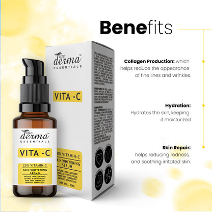 True Derma Essentials Vitamin C Skin Brightening Face Serum - 30ml