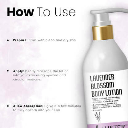 Luster Cosmetics Lavender Blossom Body Lotion - 300ml