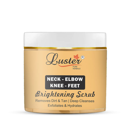 Luster Neck-Elbow & Knee-Feet Brightening Scrub - 100ml