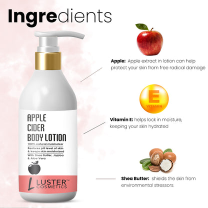 Luster Cosmetics Apple Cider Body Lotion - 300ml