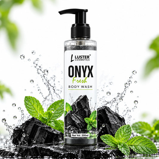 Luster Cosmetics ONYX Fresh Body Wash – Activated Carbon & Dead Sea Mud – 200ml