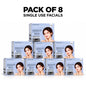 Luster Korean Glass Facial Kit – 6-Step Single-Use Facial for Glowing & Hydrated Skin - 320ML