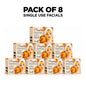 Luster Pumpkin Single Use Facial Kit – 6 Step Glowing Skin Facial - 320ML