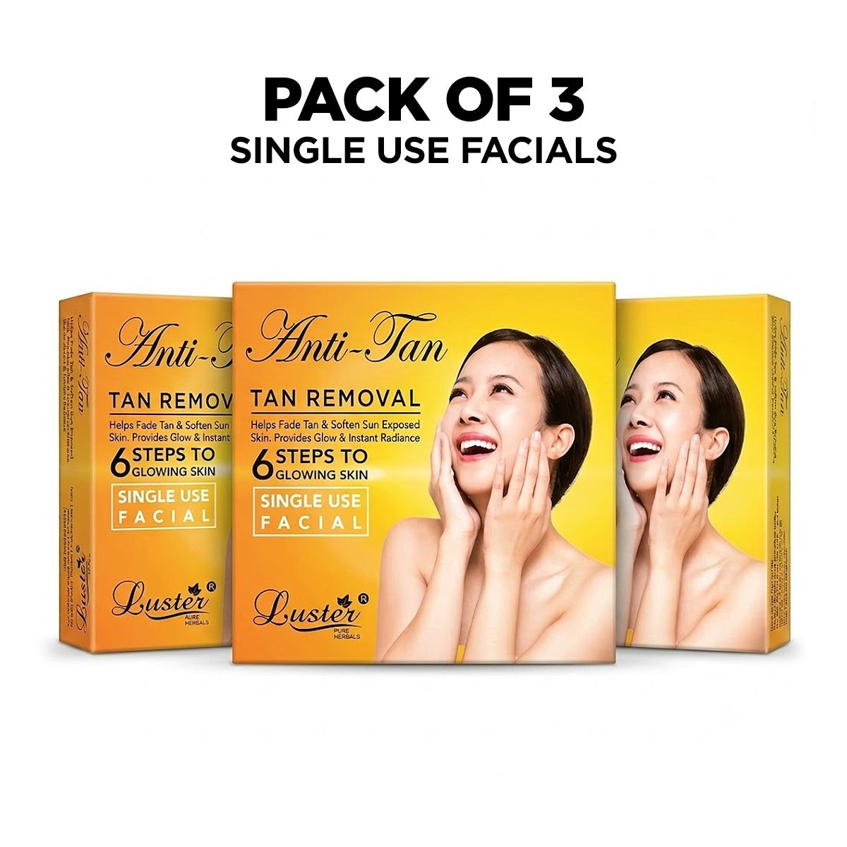 Luster Anti-Tan/Tan Removal Facial Kit - 120ml
