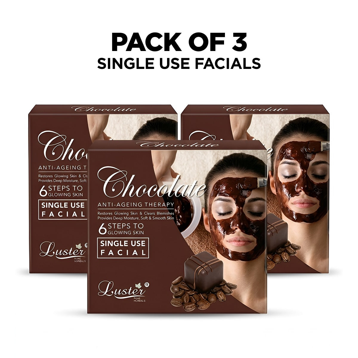 Luster Chocolate Anti-Ageing Therapy Facial Kit - 120ml