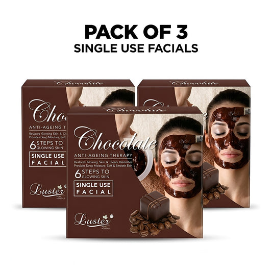 Luster Chocolate Anti-Ageing Therapy Facial Kit - 120ml