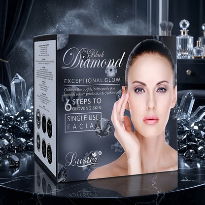 Luster Black Diamond Exceptional Glow Facial Kit - 120ml