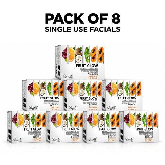 Luster Fruit Glow Fairness Facial Kit - 320ml