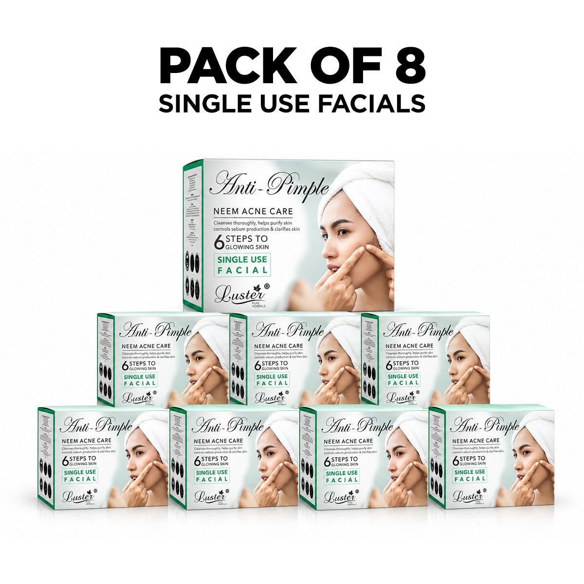 Luster Anti-Pimple Neem Acne Care Facial Kit – 320ml