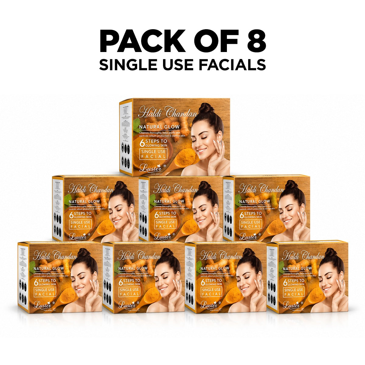 Luster Haldi Chandan Natural Glow Facial Kit - 320ml