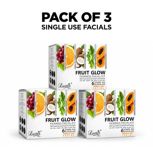 Luster Fruit Glow Fairness Facial Kit - 120ml