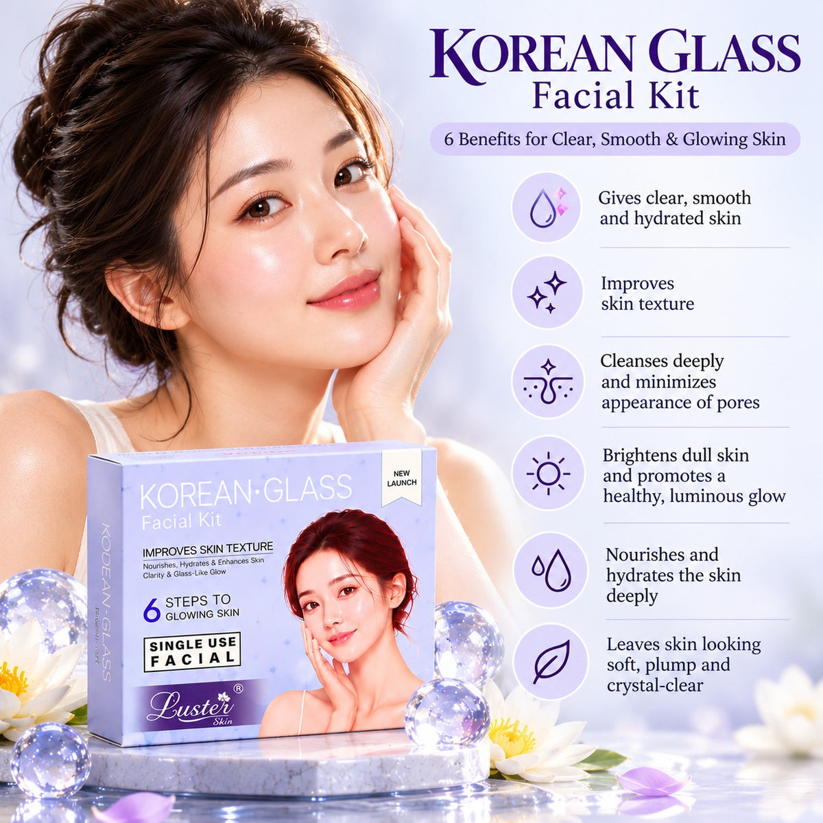 Karva Chauth Special – Luster 4 Facial Kit Combo at ₹999