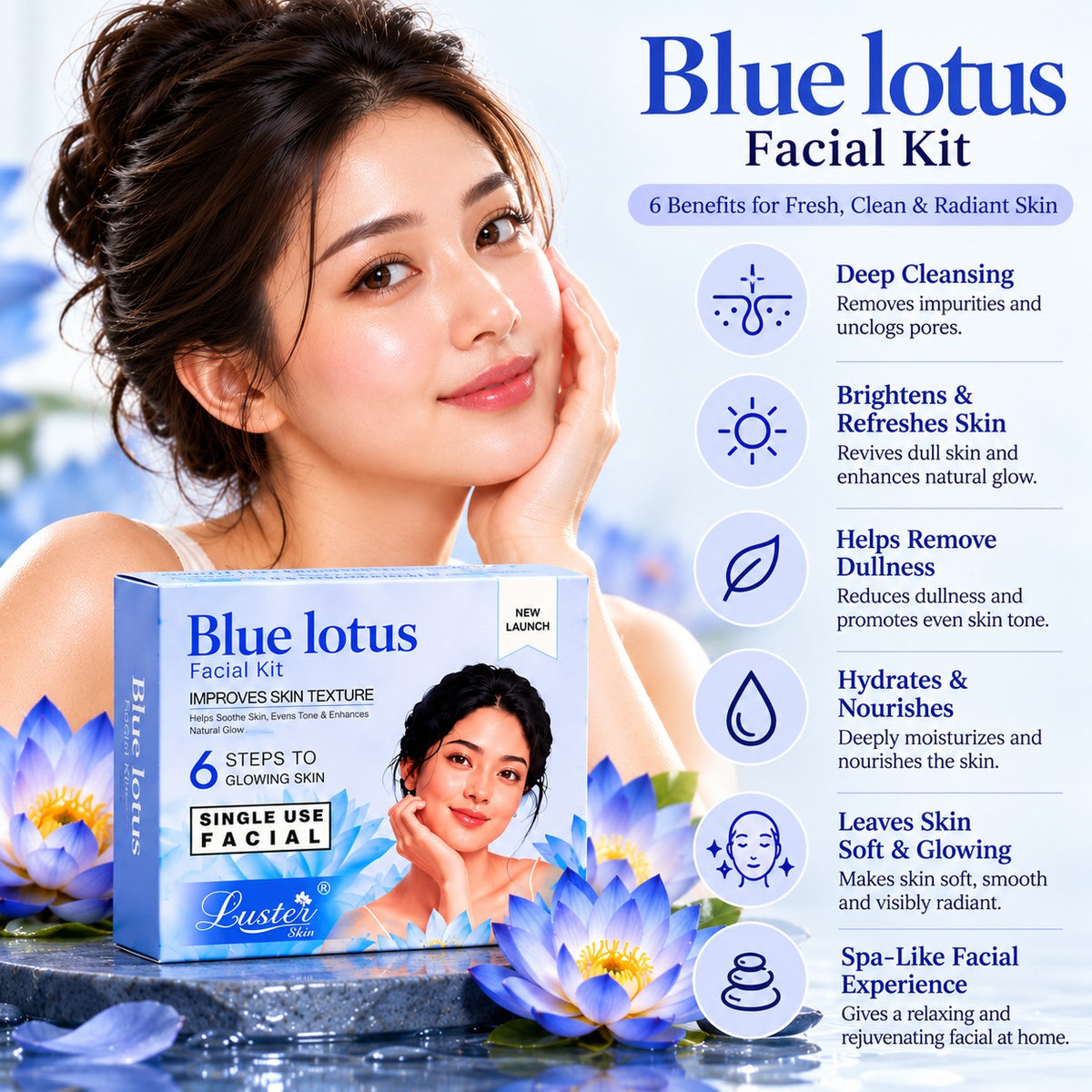 Karva Chauth Special – Luster 4 Facial Kit Combo at ₹999
