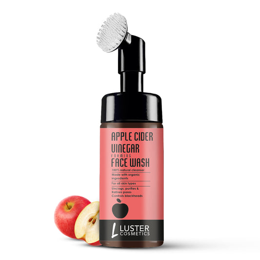 Luster Cosmetics Apple Cider Vinegar Foaming Face Wash - 100ml