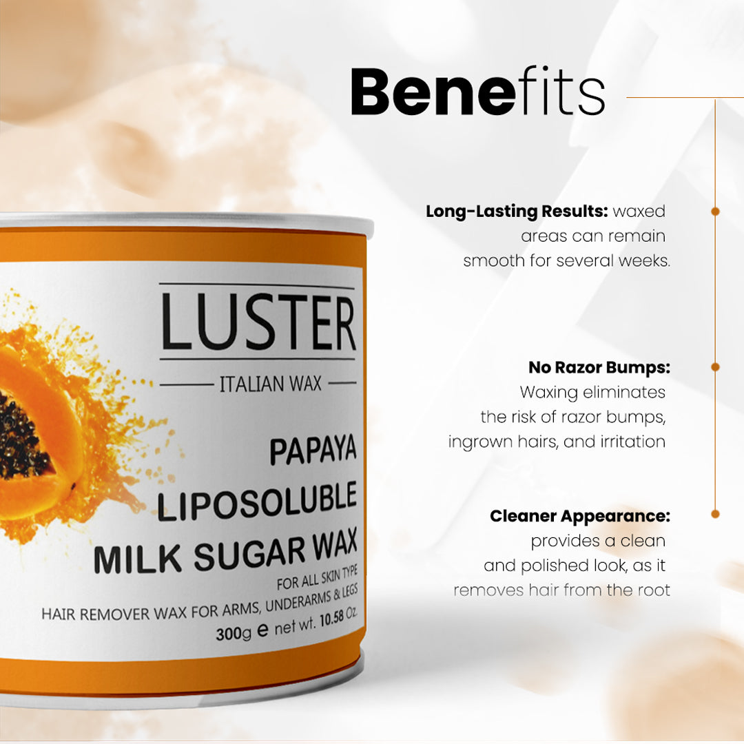 Luster Papaya Hair Removal Wax - 300ml