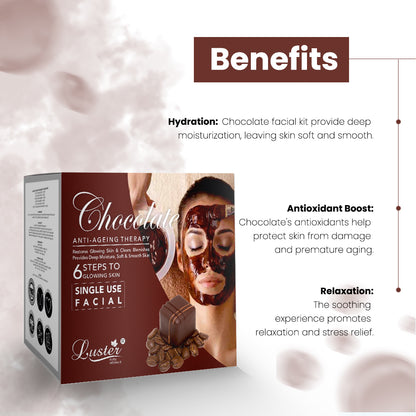 Luster Chocolate Anti-Ageing Therapy Facial kit - 40g