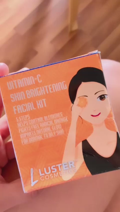 Luster Cosmetics Facial Combo | Vitamin-C & Rose-Mulberry & Bridal Glow - 3x45g