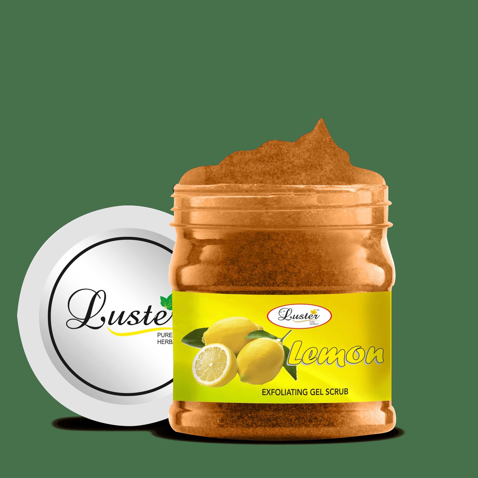 Luster Lemon Face & Body Gel Scrub (Paraben & Sulfate Free)-500 ml.