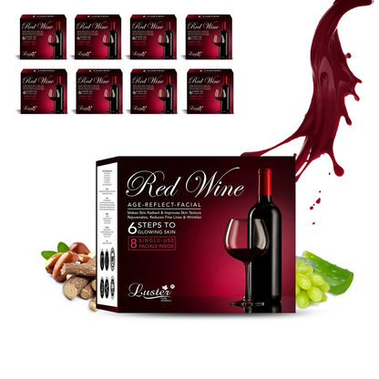Luster Red Wine Age Reflect Facial Kit - 320ml