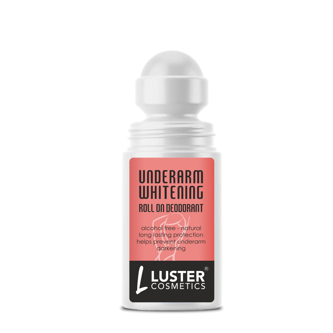 Luster Cosmetics Whitening Underarm Roll On Deodorant | Alcohol free | Helps Prevent Underarm Darkening | Helps Brighten & Lighten Armpits | Roll On Deodorant For Men & Women - Luster Cosmetics