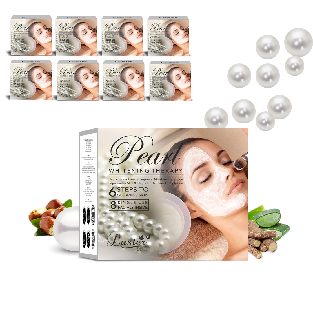 Luster Pearl Whitening Therapy Facial Kit, 320ml