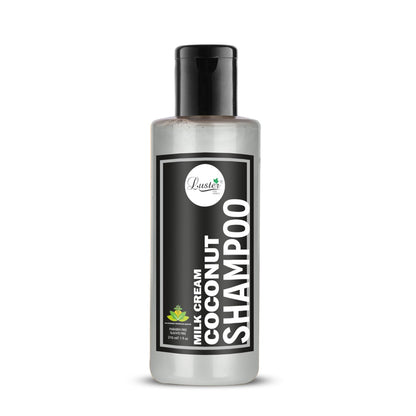 Luster Coconut Shampoo | Made With Natural Ingredients | Shampoo For Hair Fall Control | Hair Treatment For Women & Men | Paraben & Sulphate Free - 210ml - Luster Cosmetics